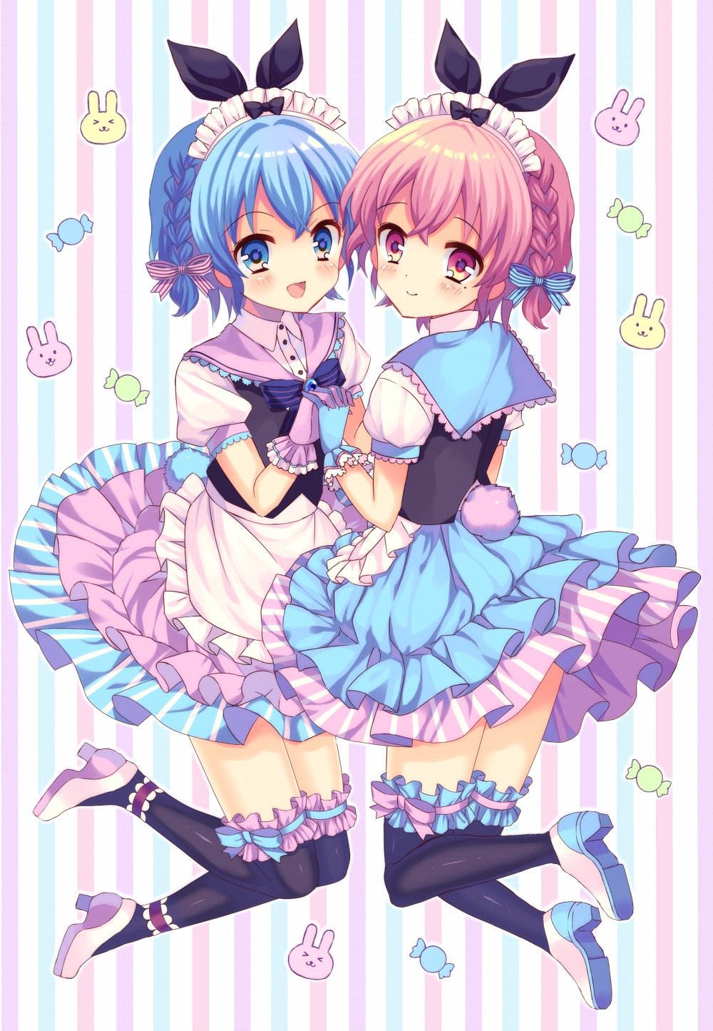 dorothy_west, heels, leona_west, lyric, maid, pretty_series, pripara, thighhighs
