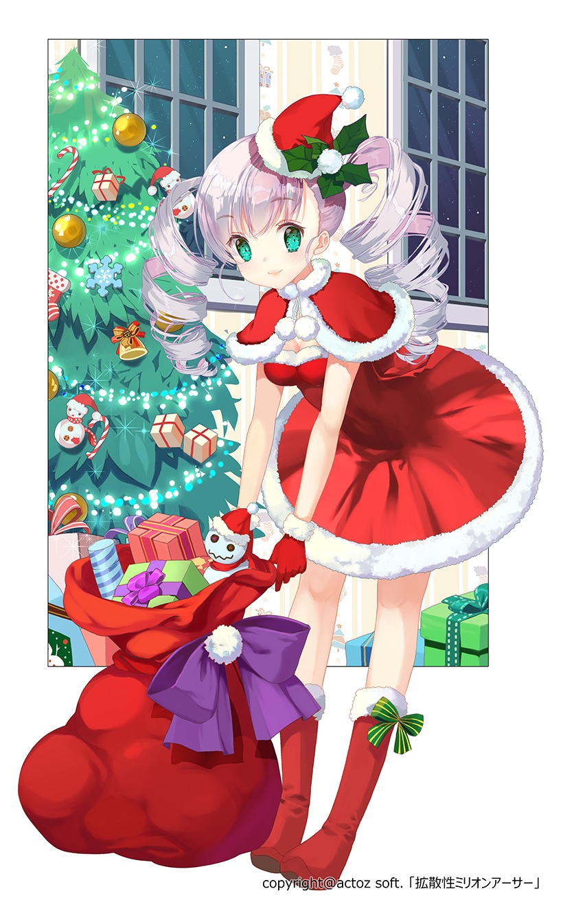 christmas, cleavage, dress, mintchoco