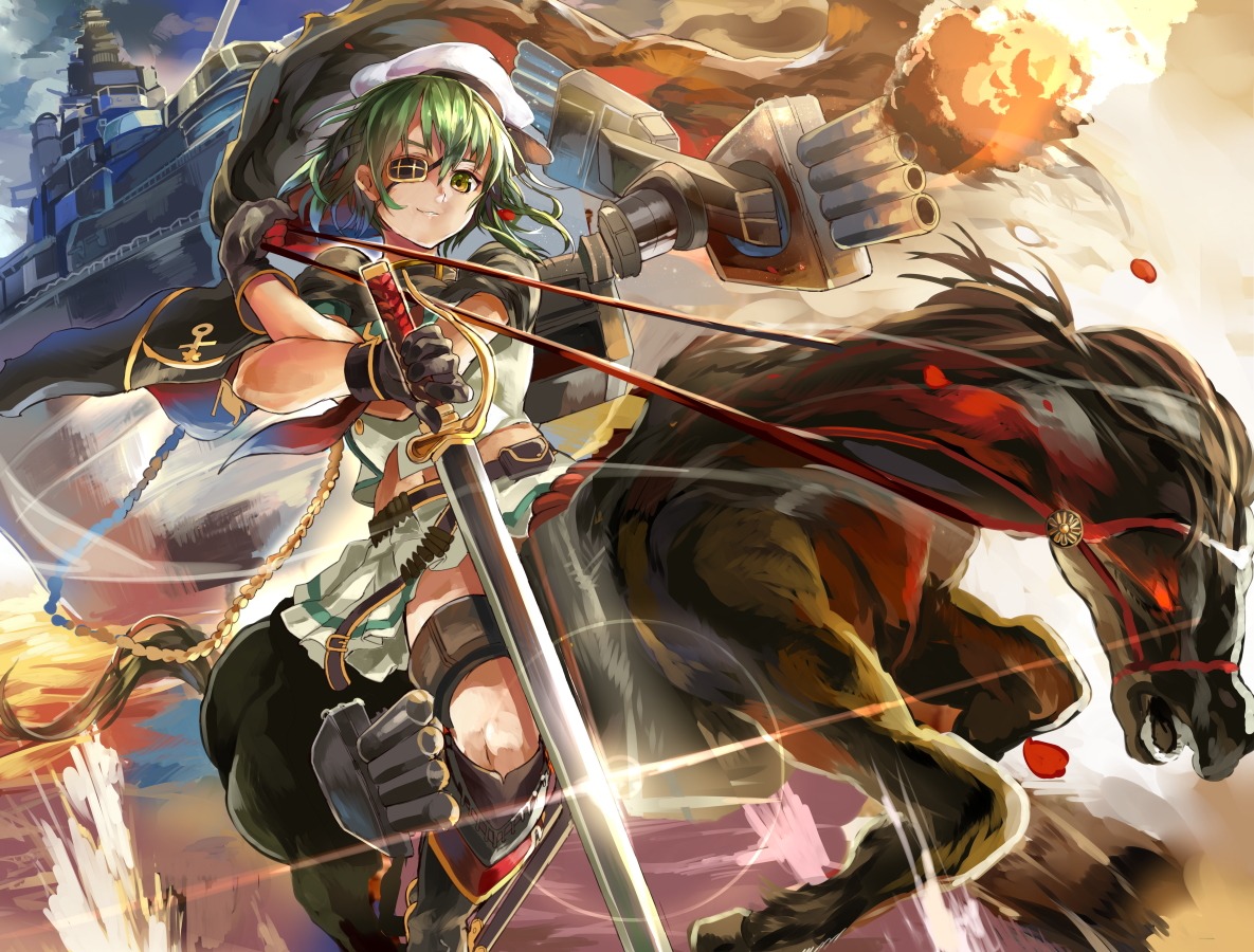 eyepatch, himuro, kantai_collection, sword