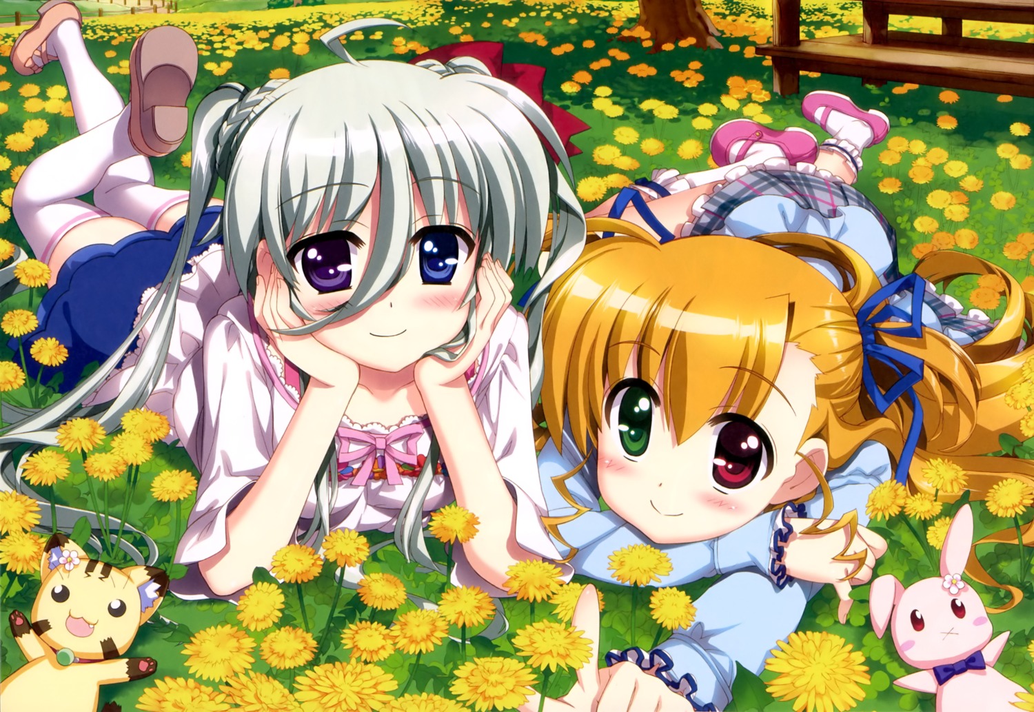 asteion, einhart_stratos, fujima_takuya, heterochromia, mahou_shoujo_lyrical_nanoha, mahou_shoujo_lyrical_nanoha_vivid, sacred_heart, thighhighs