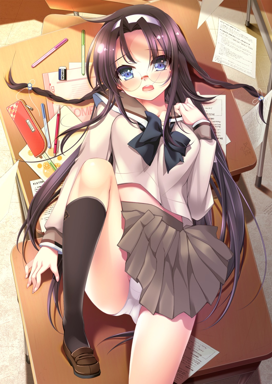 megane, pantsu, room603, seifuku