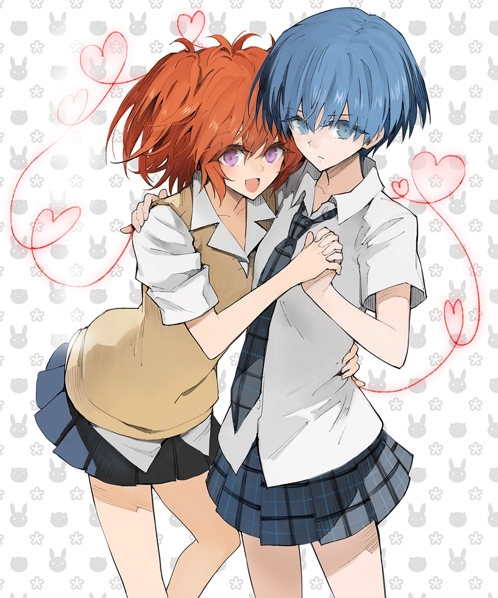 akuma_no_riddle, azuma_tokaku, ichinose_haru, minakata_sunao, seifuku, yuri