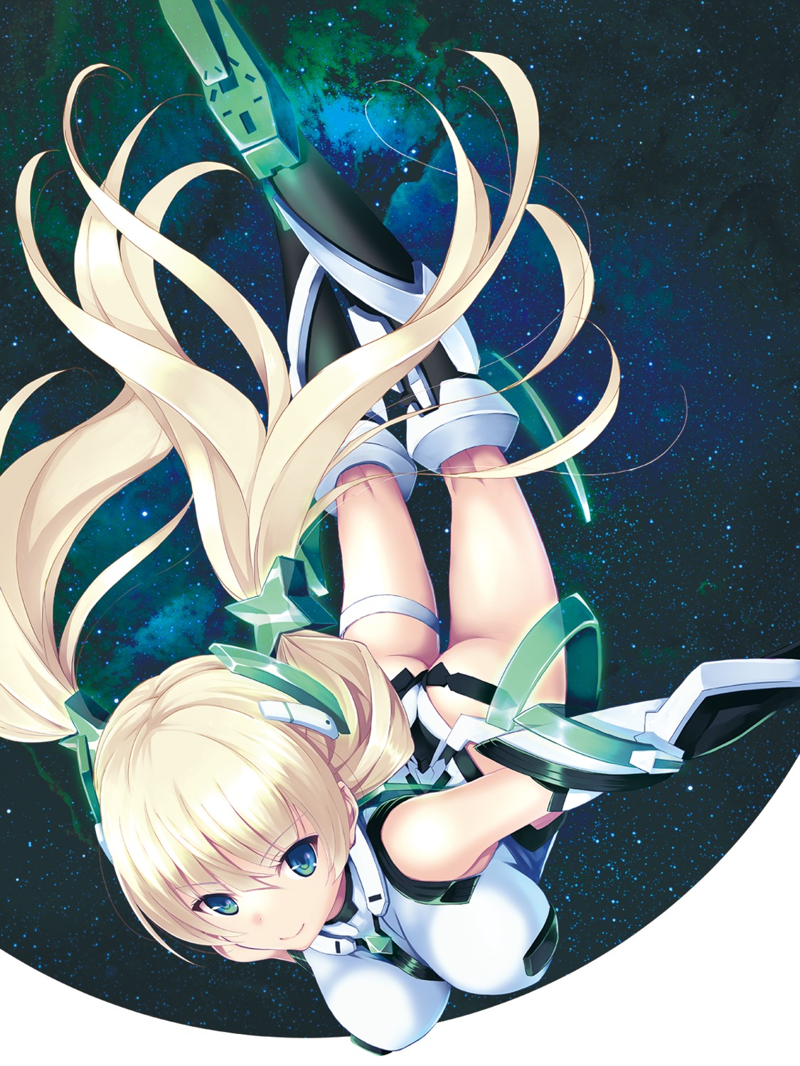 angela_balzac, bodysuit, heels, rakuen_tsuihou, sasakawa_arumi
