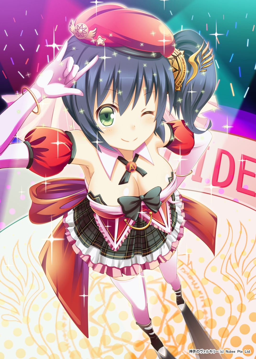 cleavage, nubee, shinkai_no_valkyrie, tagme, thighhighs
