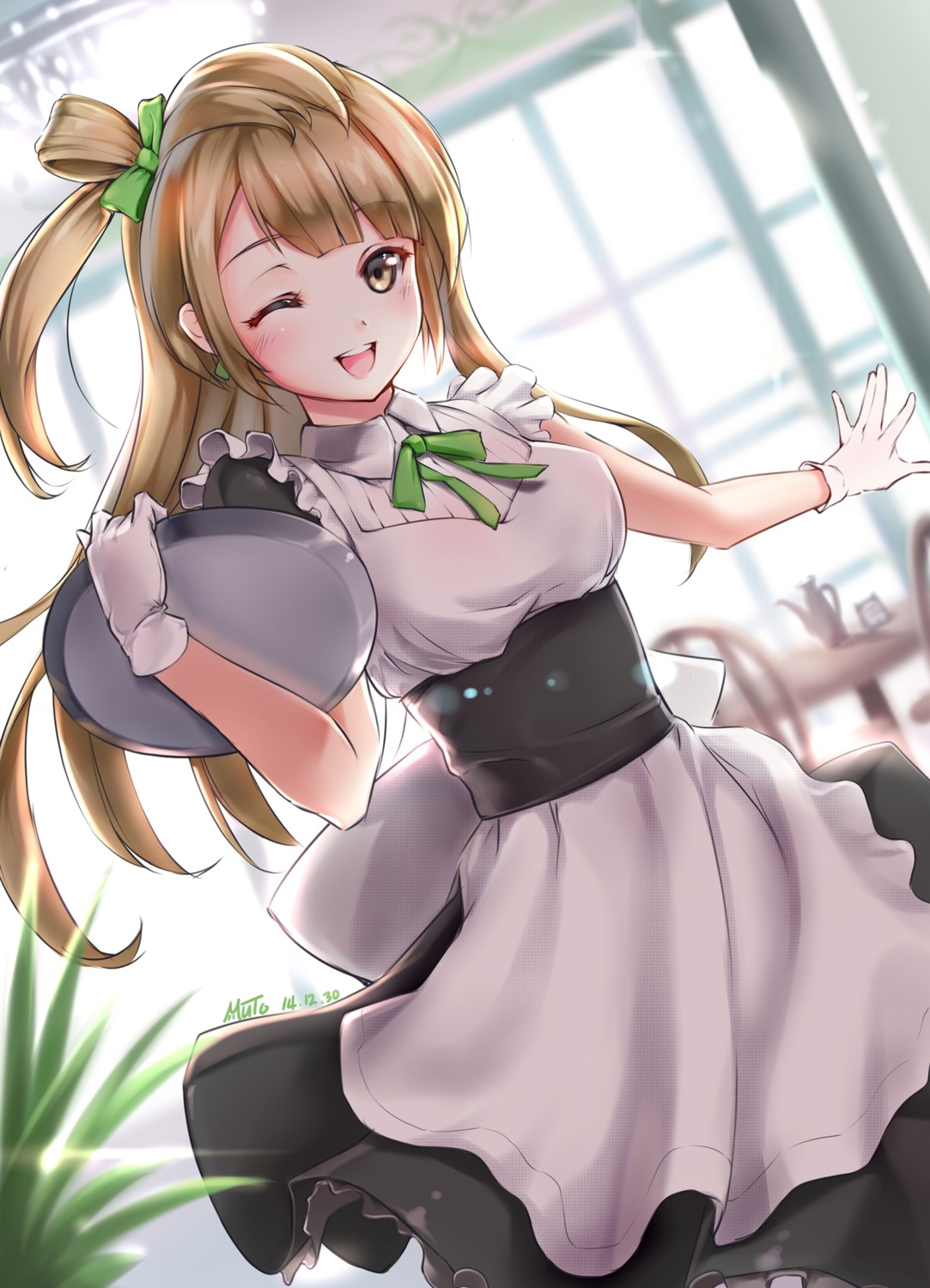 love_live!, love_live!_(series), minami_kotori, muto, waitress