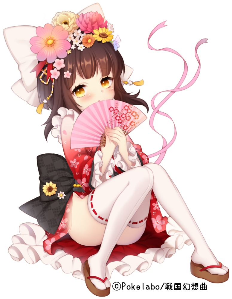 byulzzi, nopan, see_through, thighhighs, yukata