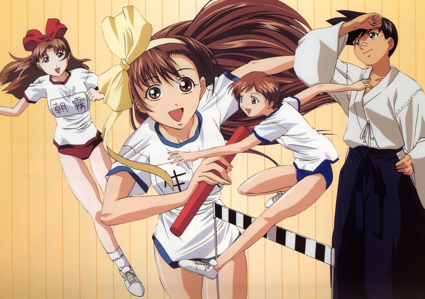 asagiri_reiko, gatekeepers, gotou_keiji, gym_uniform, ikusawa_ruriko, konoe_kaoru, ukiya_shun