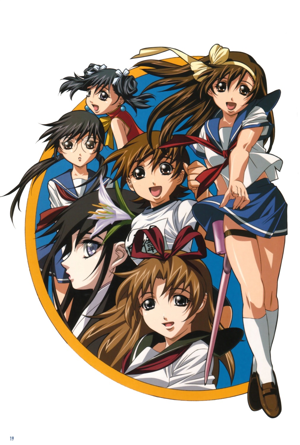 asagiri_reiko, feng_fei_ling, gatekeepers, gotou_keiji, houjou_yukino, ikusawa_ruriko, konoe_kaoru, kurogane_megumi