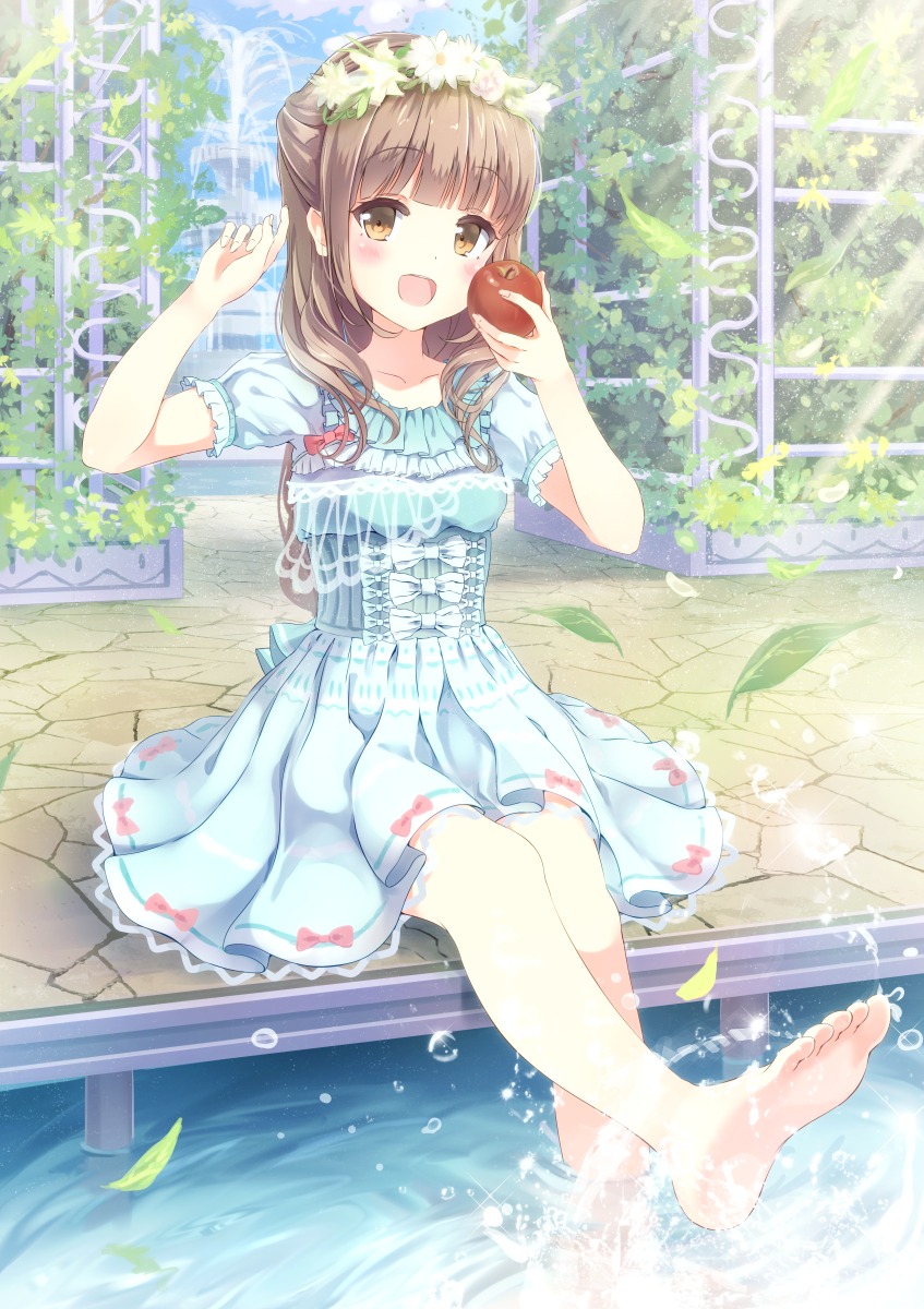 alc, dress, feet, wet