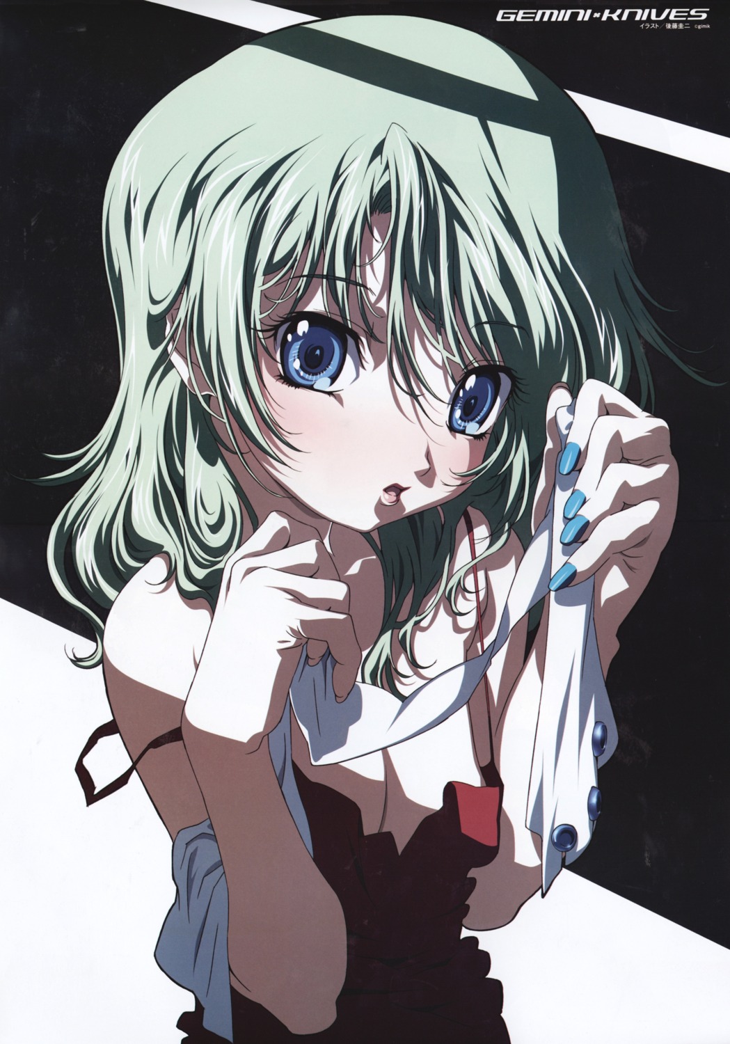 cleavage, cocoon, gemini_knives, gotou_keiji