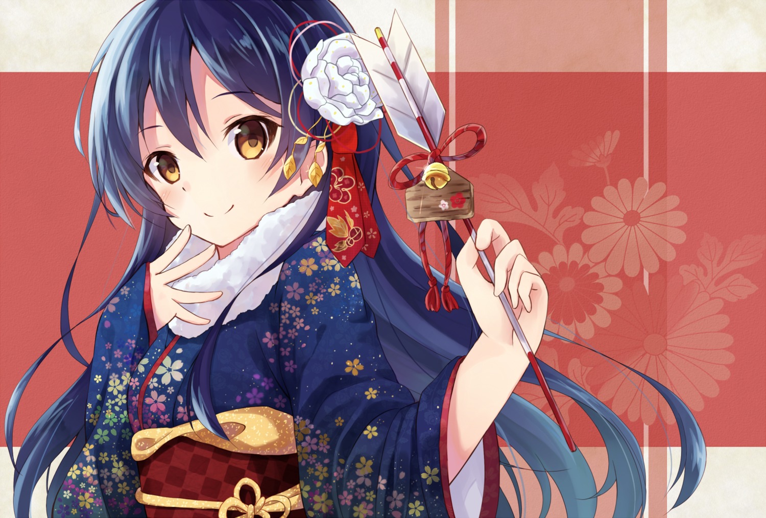 kimono, love_live!, love_live!_(series), nonono, sonoda_umi