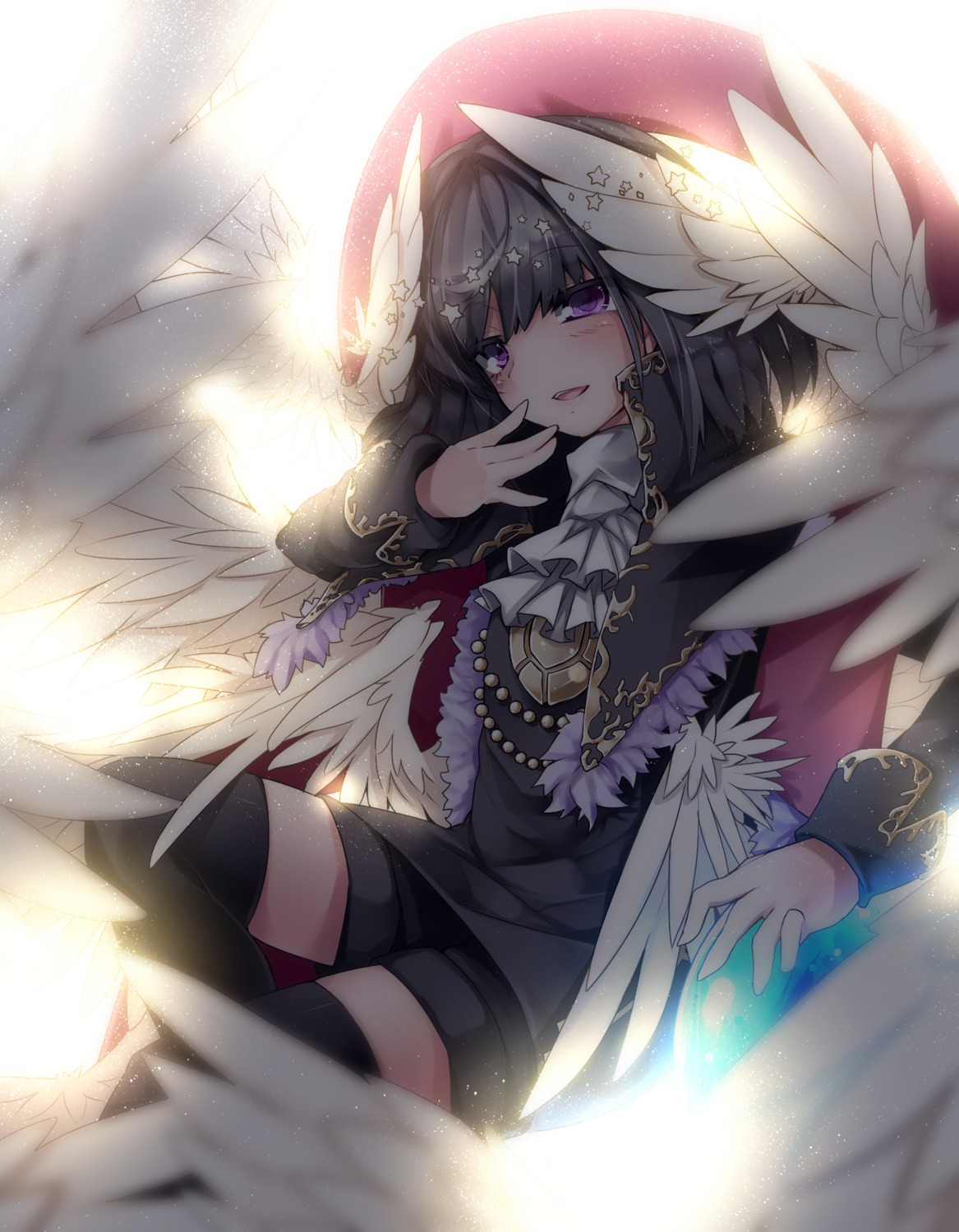 beatmania, beatmania_iidx, kazetto, rche, thighhighs, wings