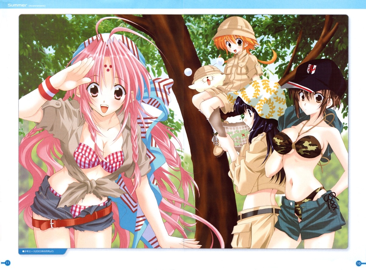 bikini, cleavage, girls_bravo, hare_nanaka_koyomi, kojima_kirie, lana_jude_tomoka, mario_kaneda, miharu_sena_kanaka