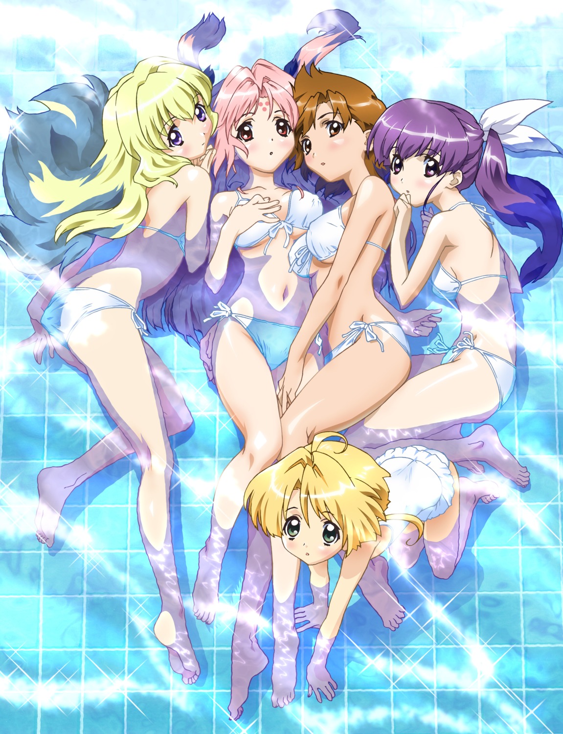 bikini, fukuyama_risa, girls_bravo, hare_nanaka_koyomi, kojima_kirie, lana_jude_tomoka, miharu_sena_kanaka, swimsuits
