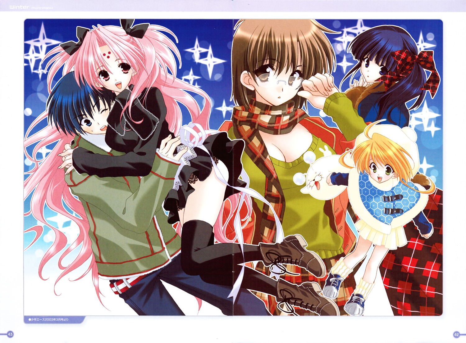 gap, girls_bravo, hare_nanaka_koyomi, kojima_kirie, lana_jude_tomoka, mario_kaneda, miharu_sena_kanaka, sasaki_yukinari