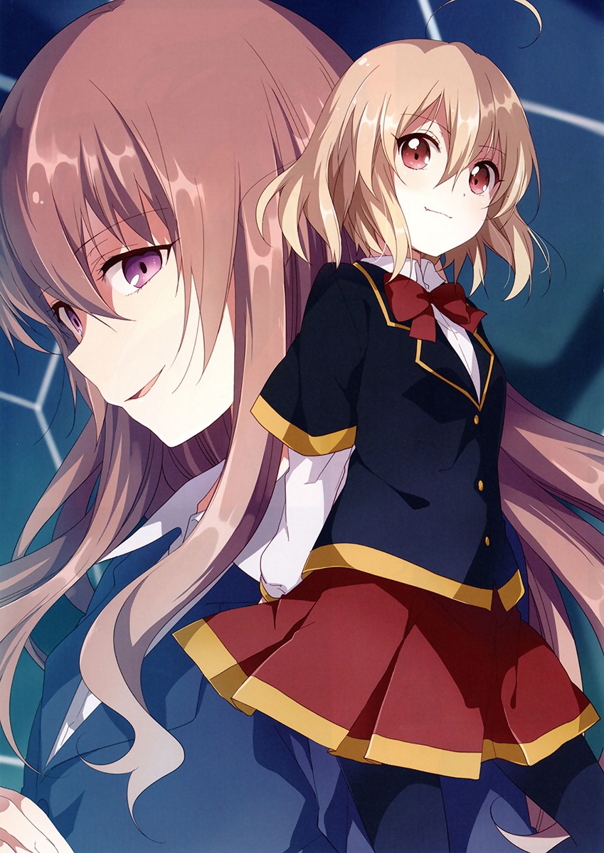akuma_no_riddle, crease, hashiri_nio, meichi_yuri, namori, pantyhose, seifuku