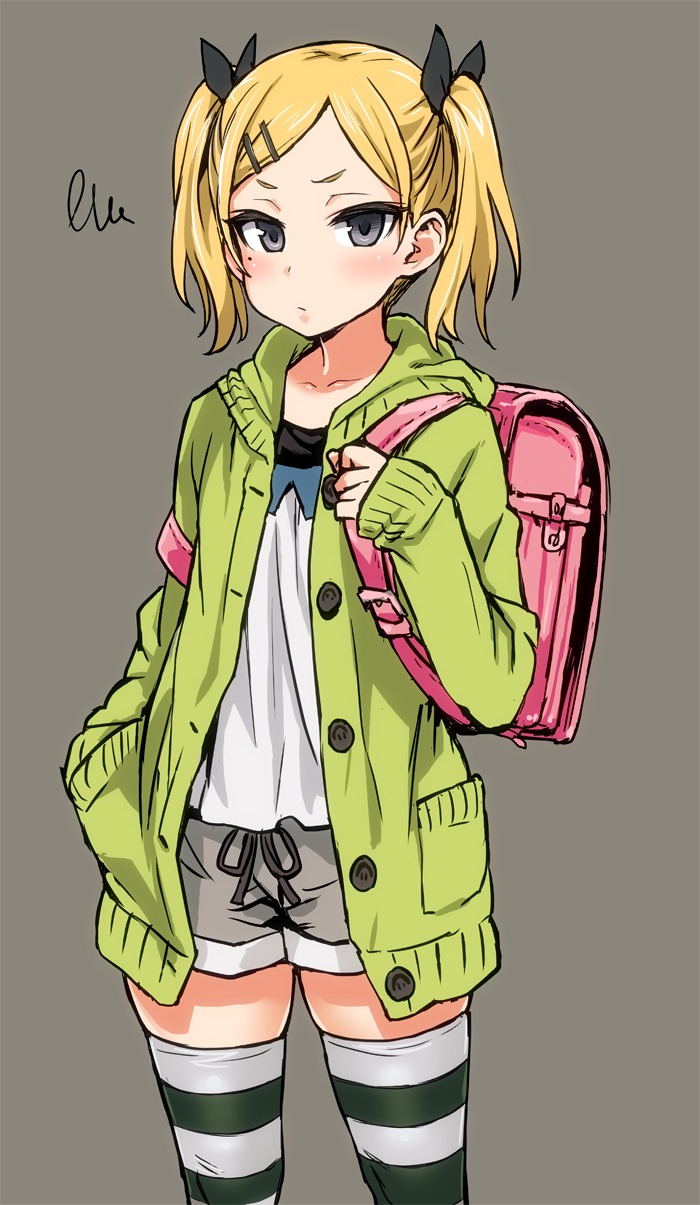 asanagi, shirobako, thighhighs, yano_erika