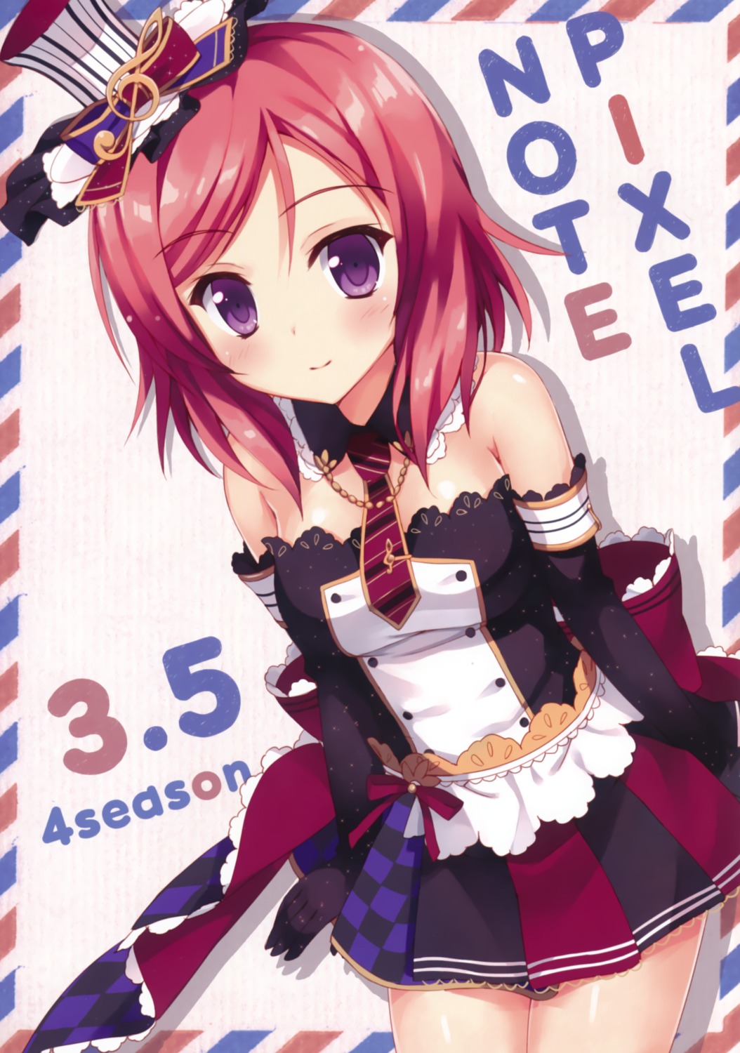 4season, dress, love_live!, love_live!_(series), nishikino_maki, saeki_nao