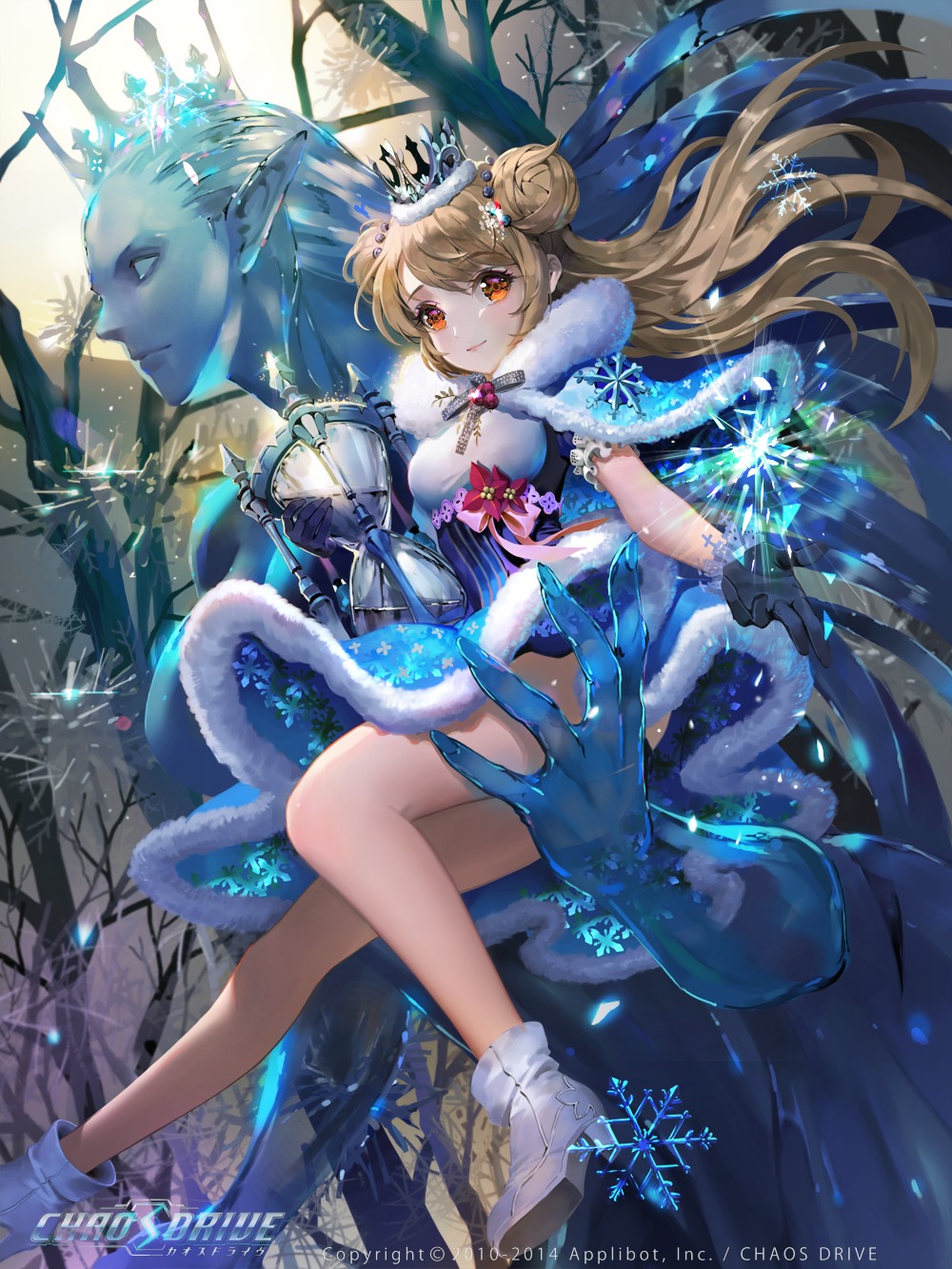 chaos_drive, dress, heels, pointy_ears, tobsua