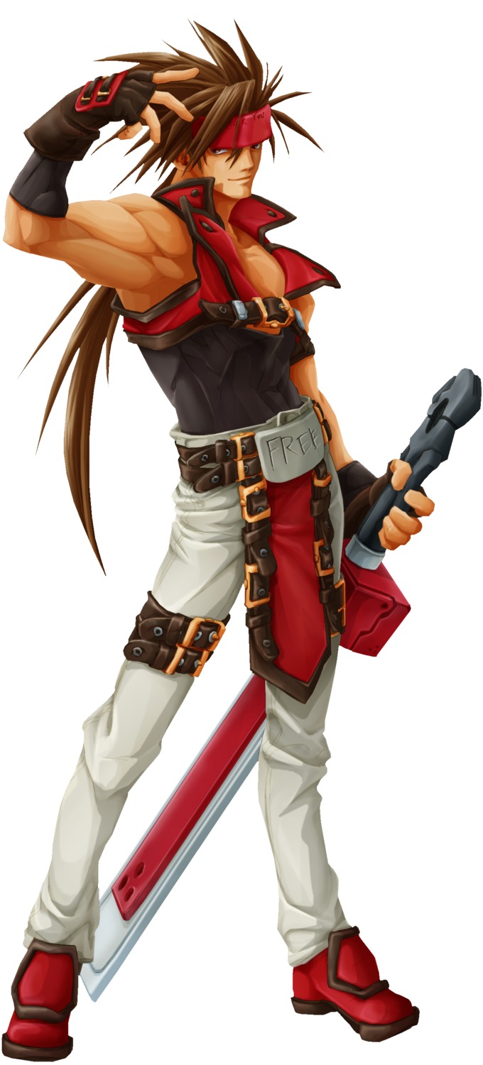 guilty_gear, guilty_gear_xx, male, sol_badguy, weapon