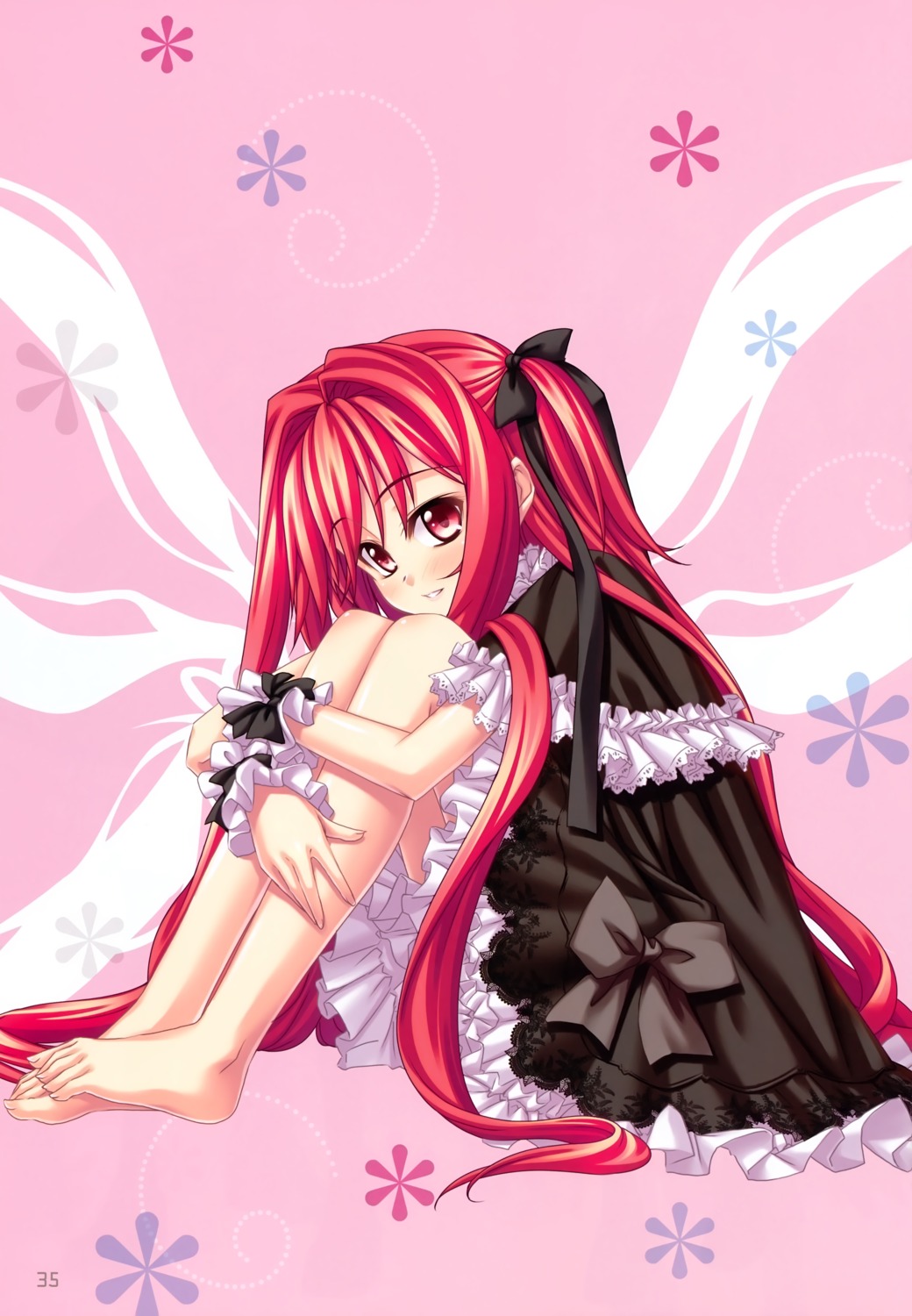 corticarte_reichstein, dress, feet, gothic_lolita, kannatsuki_noboru, lolita_fashion, sousouki_reginald