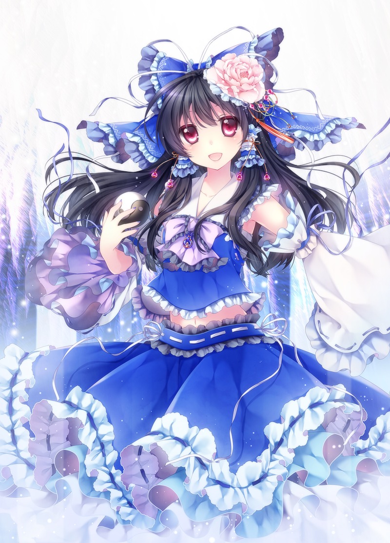 hakurei_reimu, mikazuki_sara, touhou