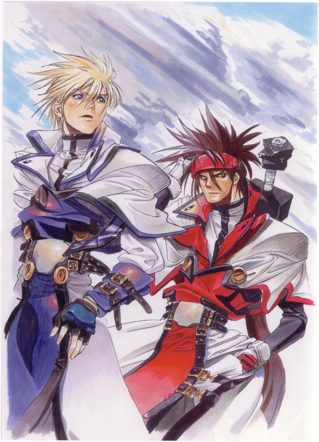 guilty_gear, ky_kiske, male, sol_badguy
