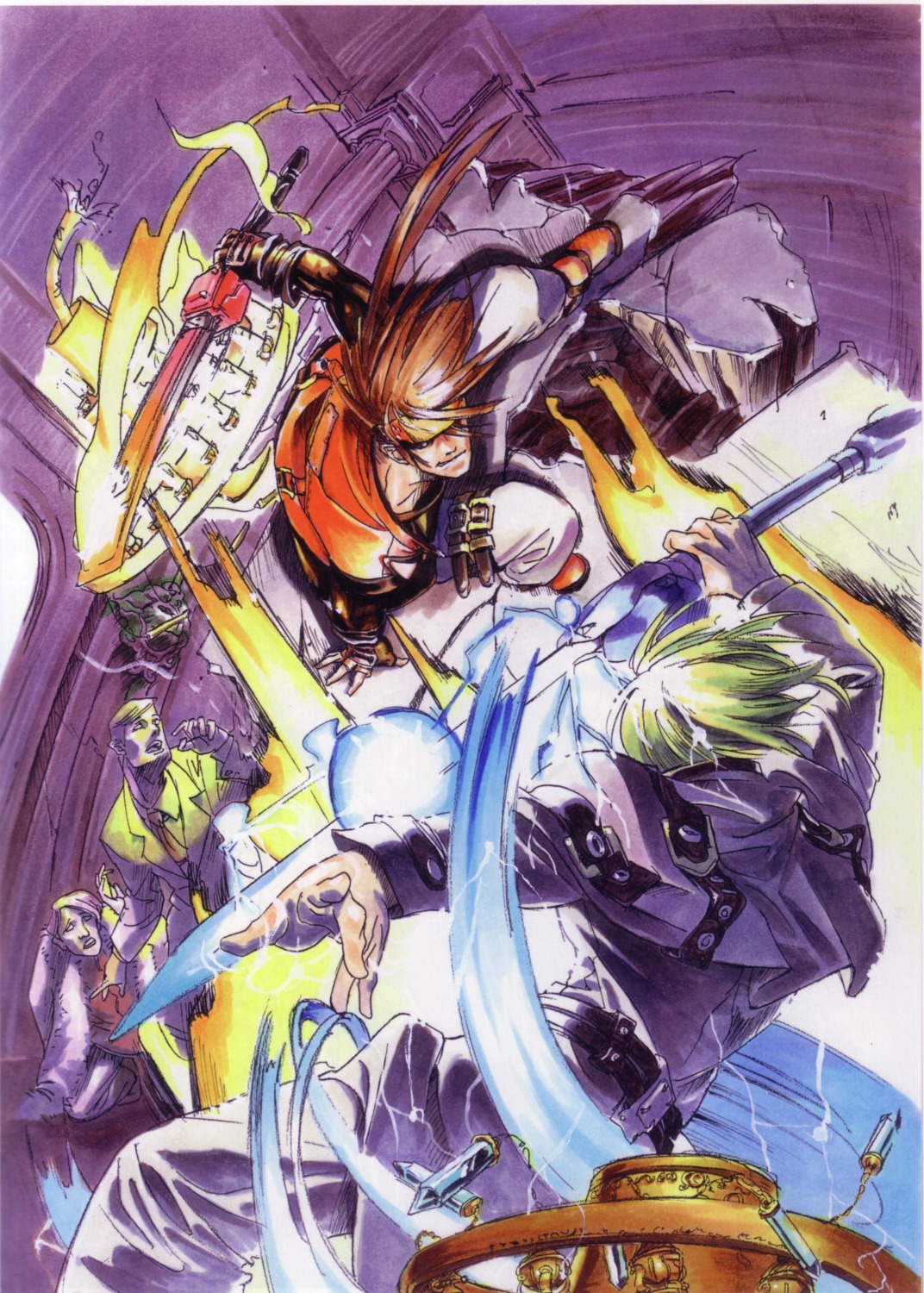 guilty_gear, ky_kiske, male, sol_badguy