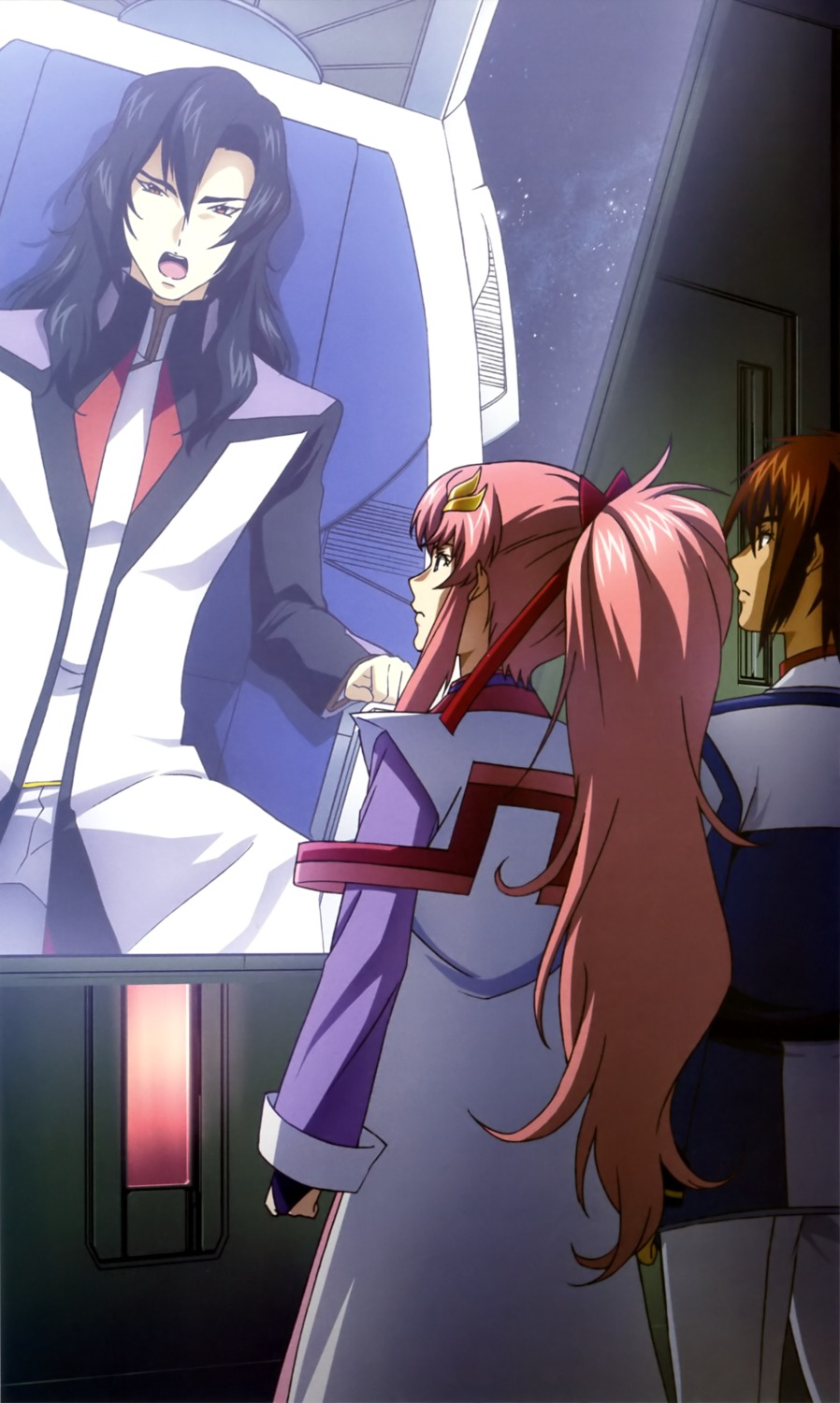 gilbert_durandal, gundam, gundam_seed, gundam_seed_destiny, kira_yamato, lacus_clyne, uniform