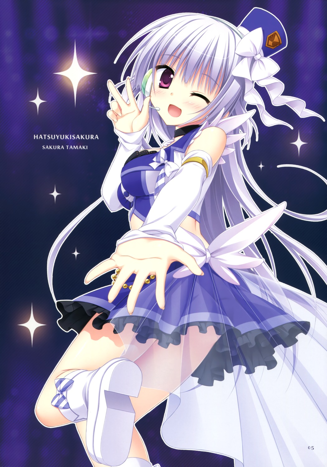 hatsuyuki_sakura, headphones, heels, hontani_kanae, saga_planets, tamaki_sakura