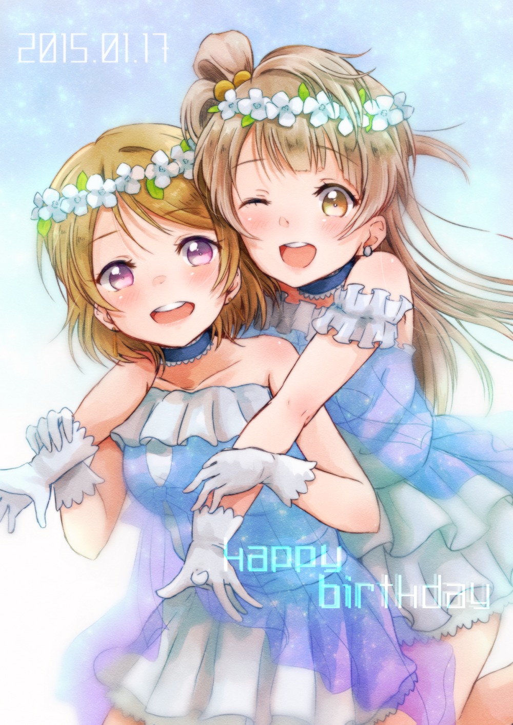 dress, koizumi_hanayo, lilylion26, love_live!, love_live!_(series), minami_kotori
