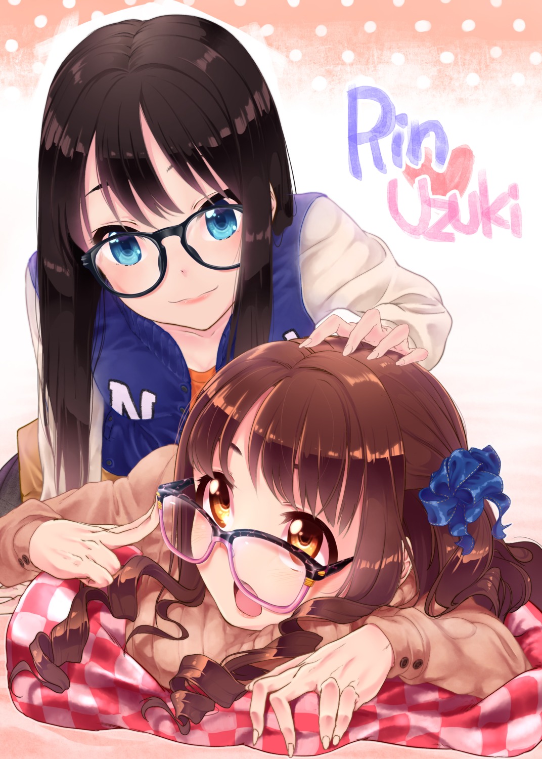 kyuu_(award), megane, shibuya_rin, shimamura_uzuki, the_idolm@ster, the_idolm@ster_cinderella_girls