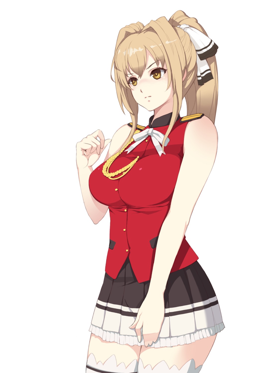 amagi_brilliant_park, foe, sento_isuzu, thighhighs, uniform