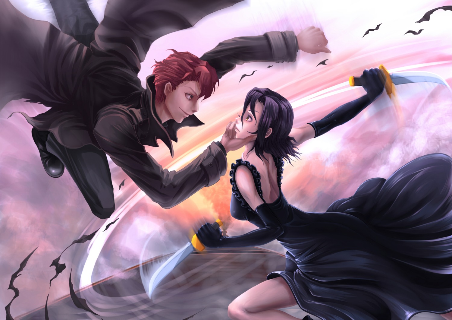 baccano!, chane_laforet, claire_stanfield, dress, minus_ion, weapon