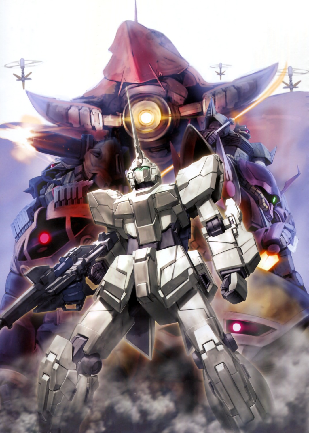 gundam, gundam_unicorn, mecha, morishita_naochika, shamblo, unicorn_gundam