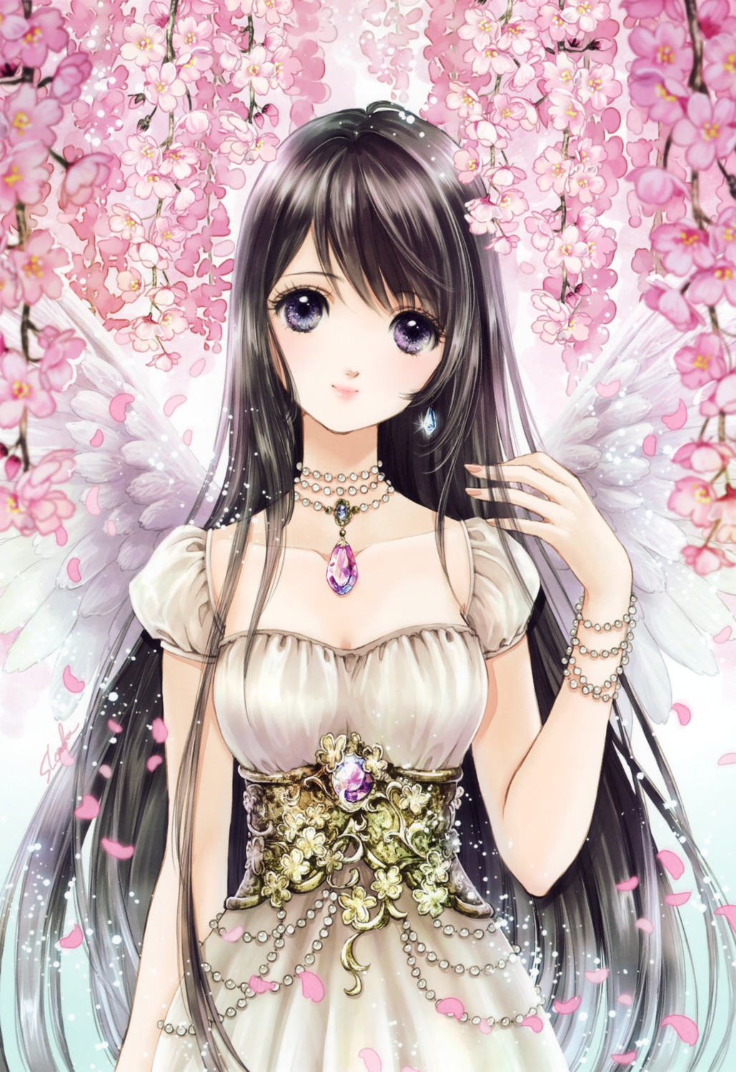 cleavage, dress, shiitake