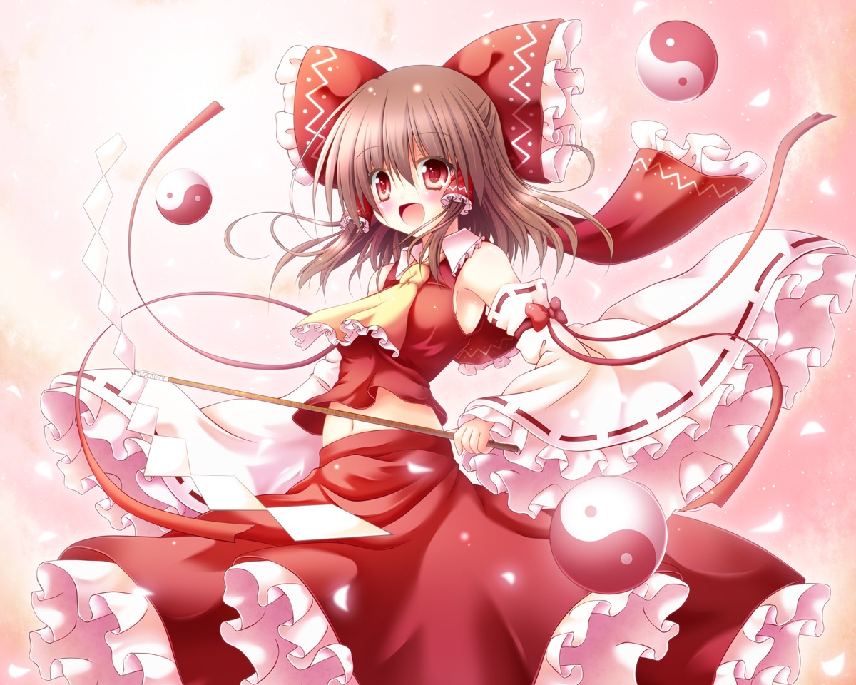 hakurei_reimu, osashin_(osada), touhou