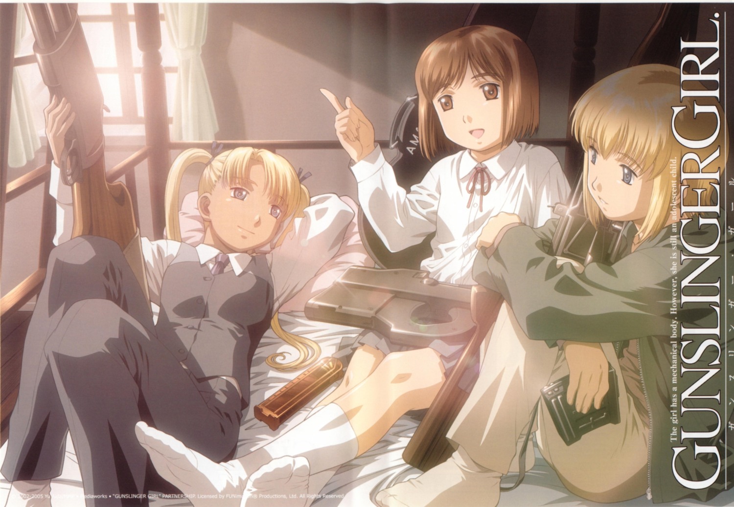gunslinger_girl, henrietta_(gunslinger_girl), rico_(gunslinger_girl), triela