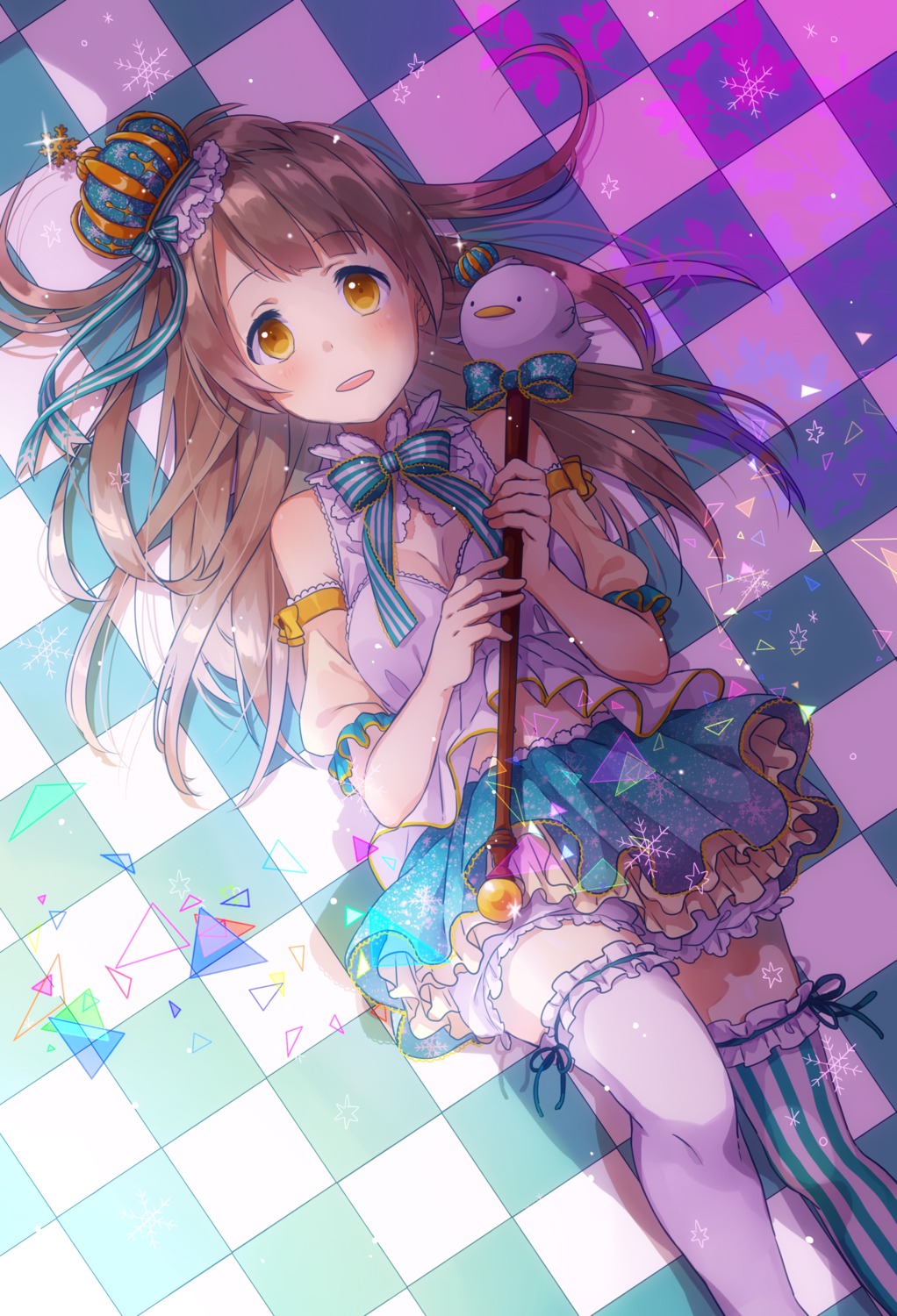 cleavage, garter, kotori_(gokigen_iori), love_live!, love_live!_(series), minami_kotori, thighhighs