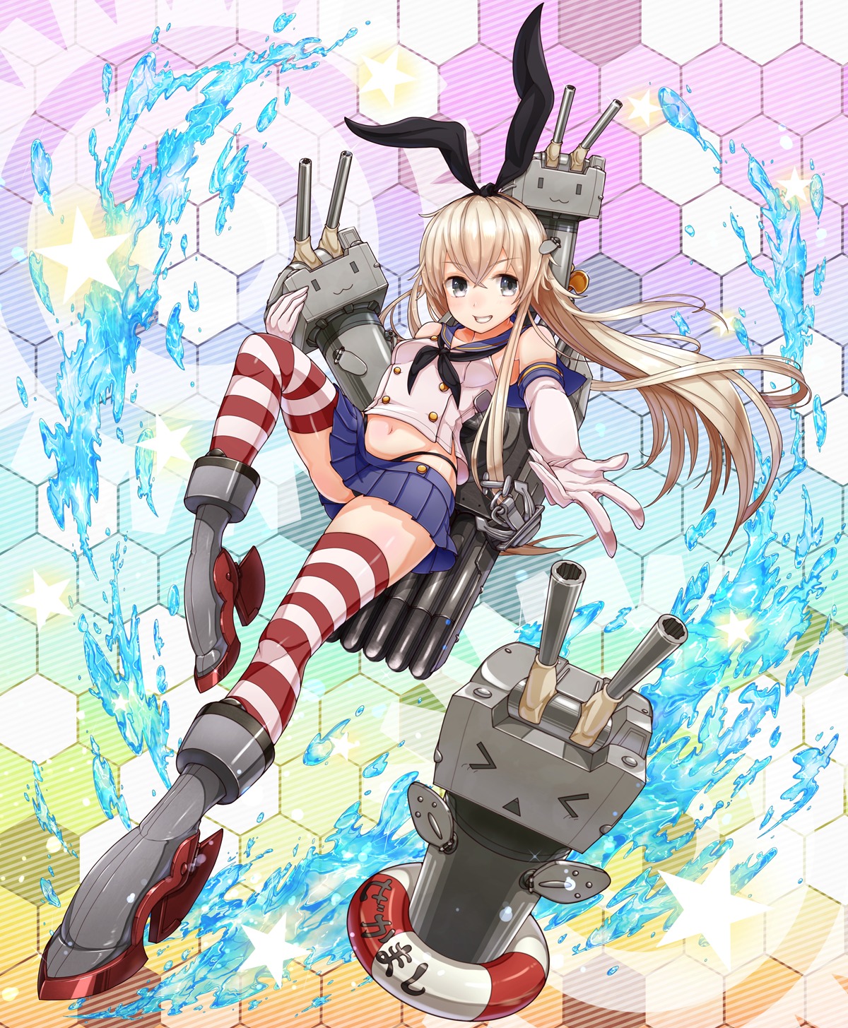 heels, kantai_collection, kt._(kaisou-notagui), rensouhou-chan, shimakaze_(kancolle), thighhighs, thong