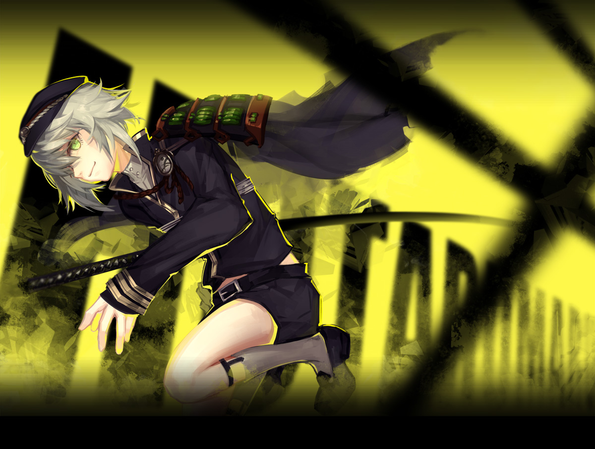 hotaru_maru, male, skade, sword, touken_ranbu