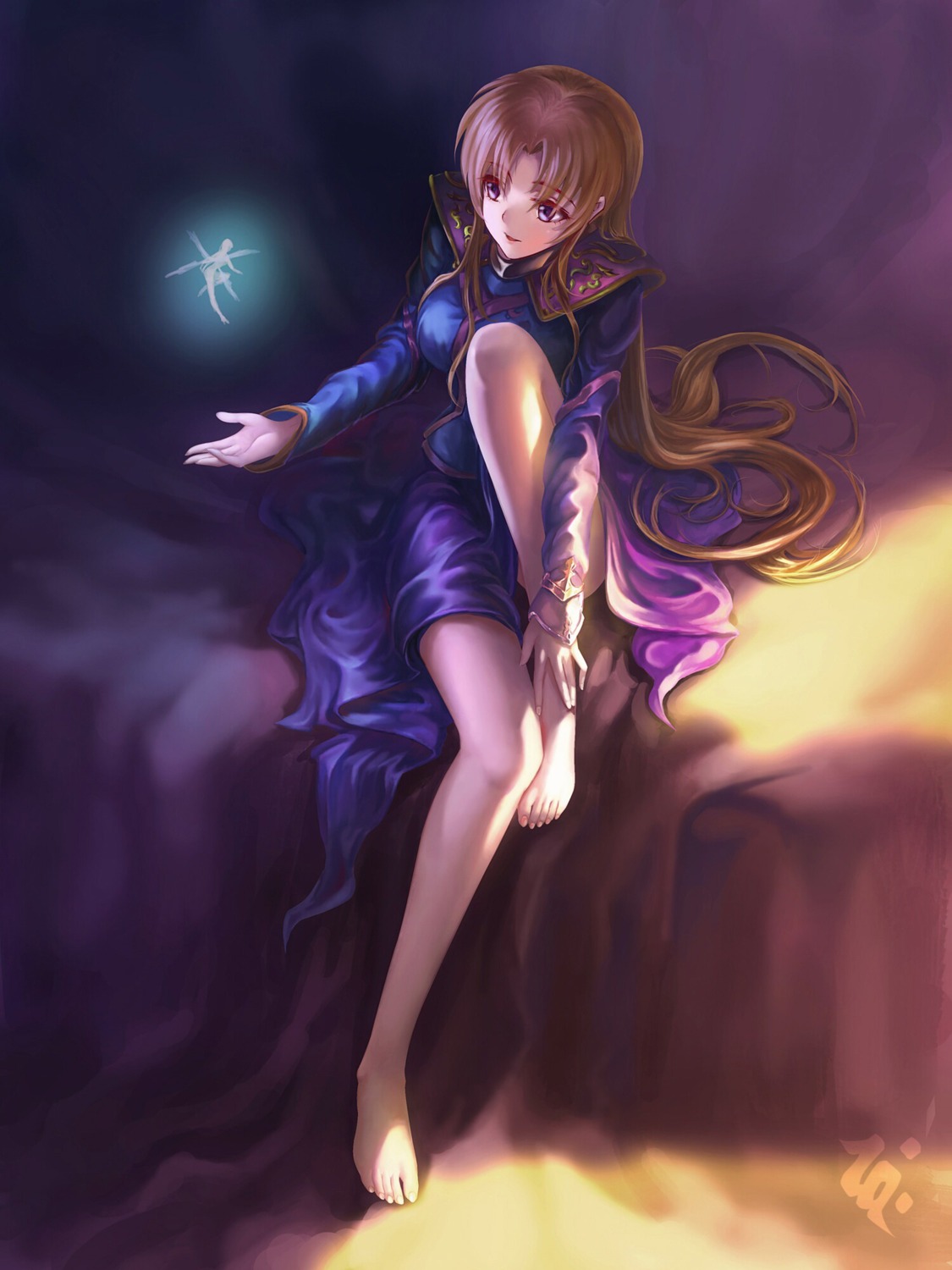 dress, feet, ushas, ushas_(3x3_eyes)