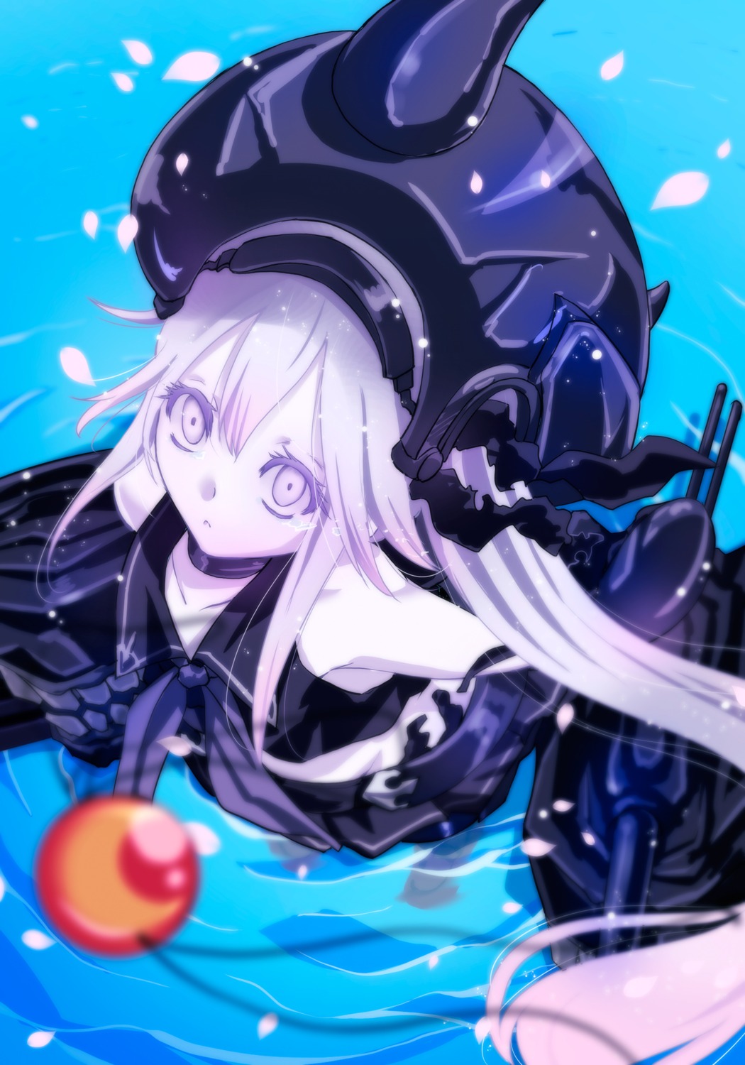 destroyer_hime, kantai_collection, seifuku, tsukineko