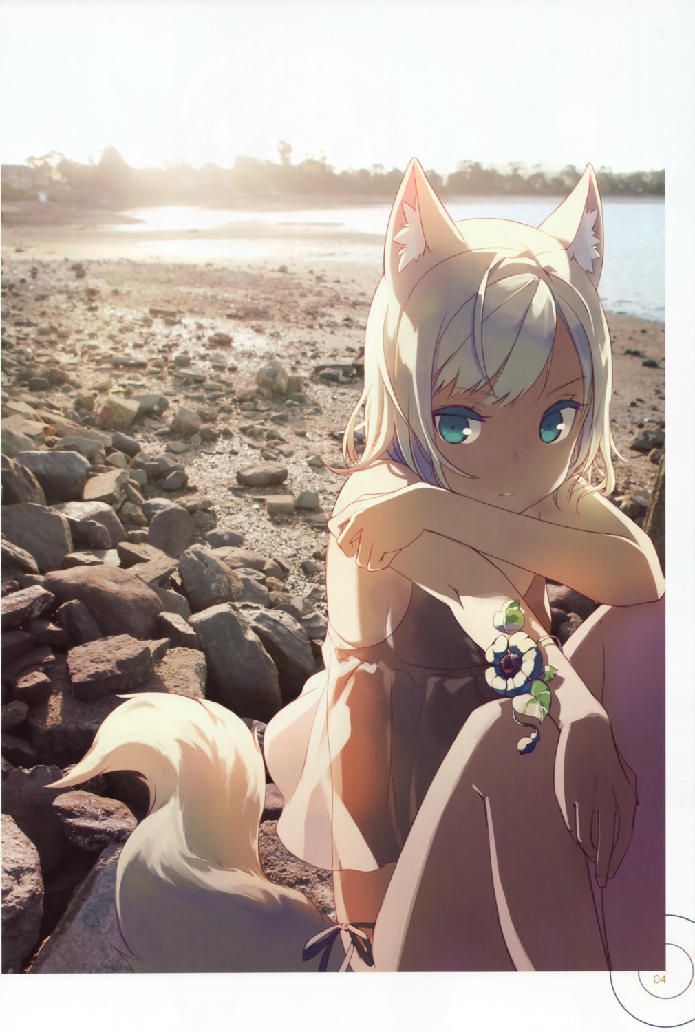 animal_ears, h2so4, island_of_horizon, pantsu, see_through, string_panties, tail