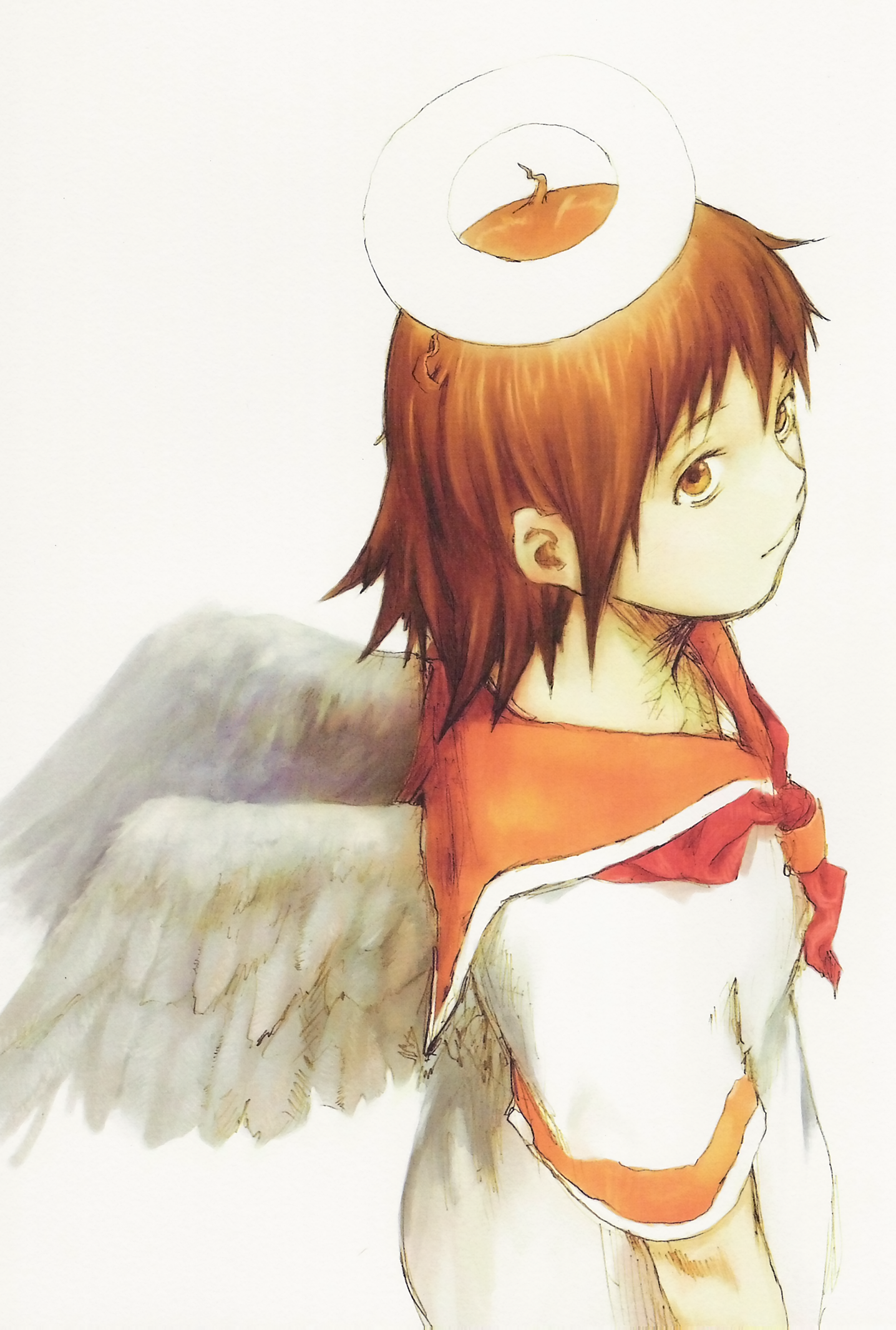abe_yoshitoshi, haibane_renmei, rakka, wings
