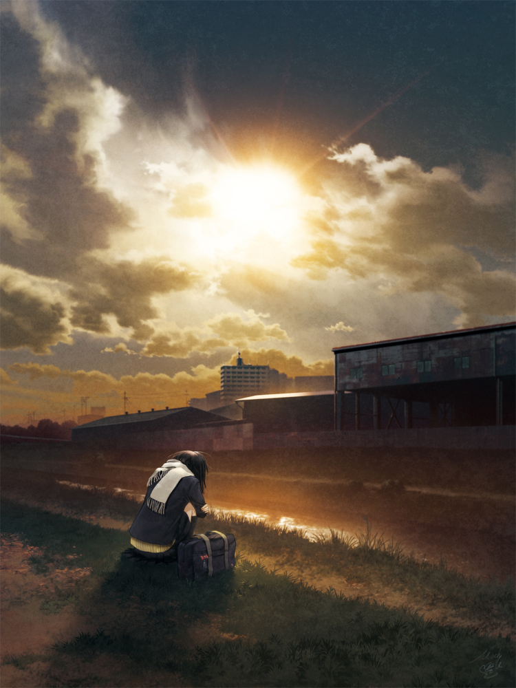 landscape, mocha_(technoheart), seifuku
