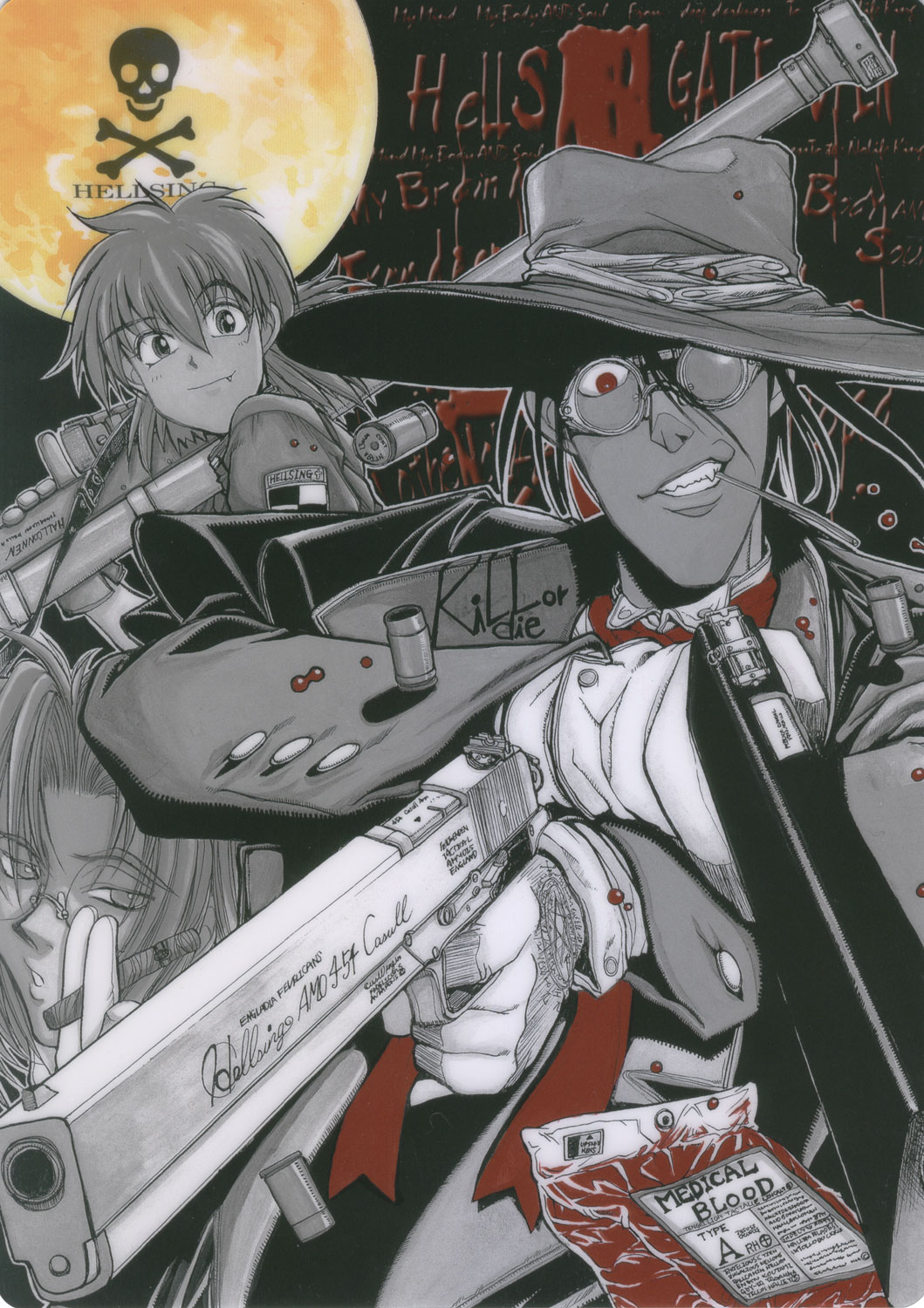 alucard, gun, hellsing, seras_victoria