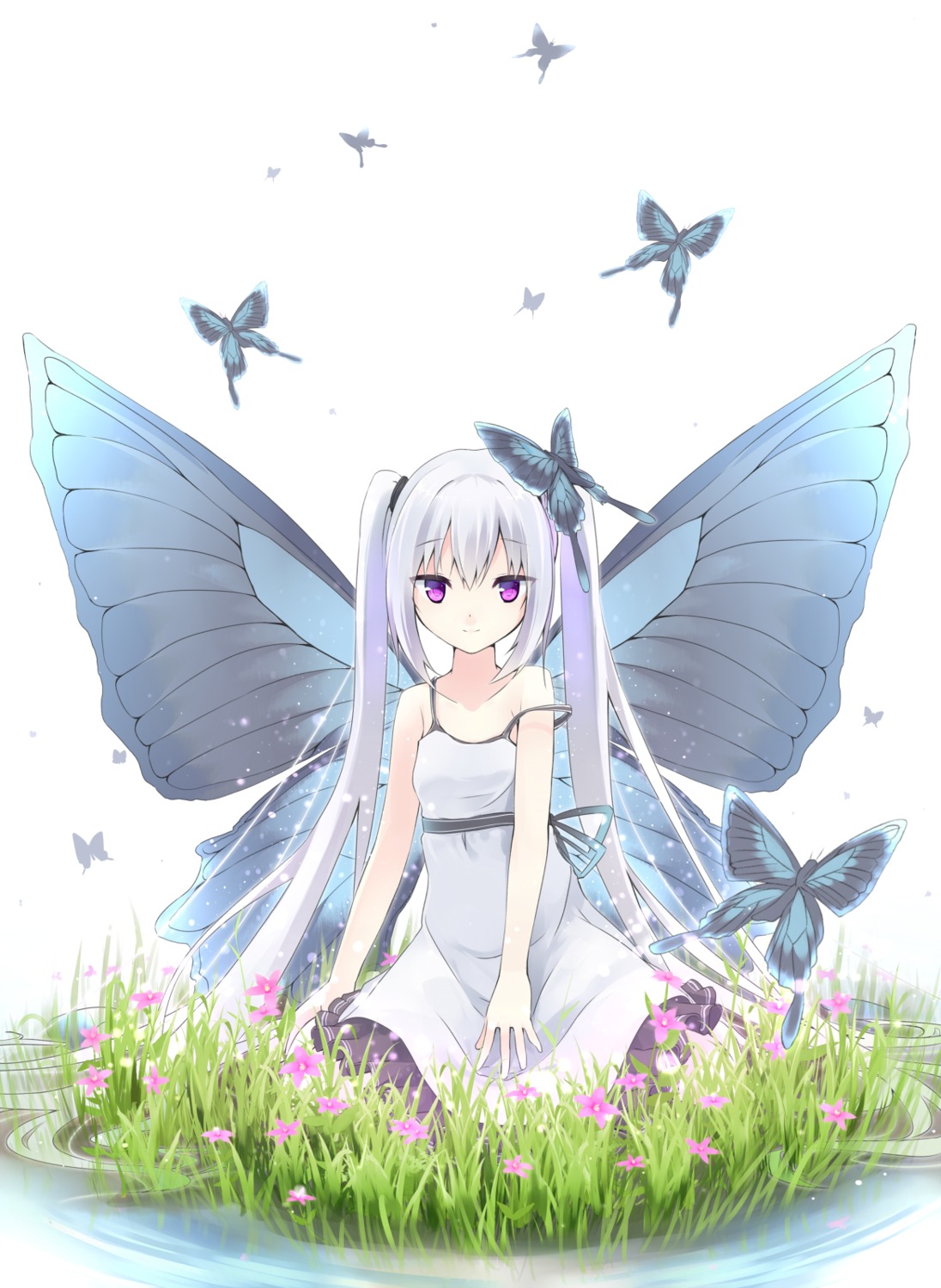 dress, makadamixa, soru22, summer_dress, wings