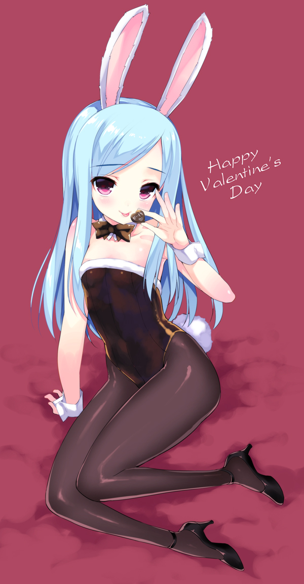 animal_ears, bunny_ears, bunny_girl, elin, emily, heels, pantyhose, tail