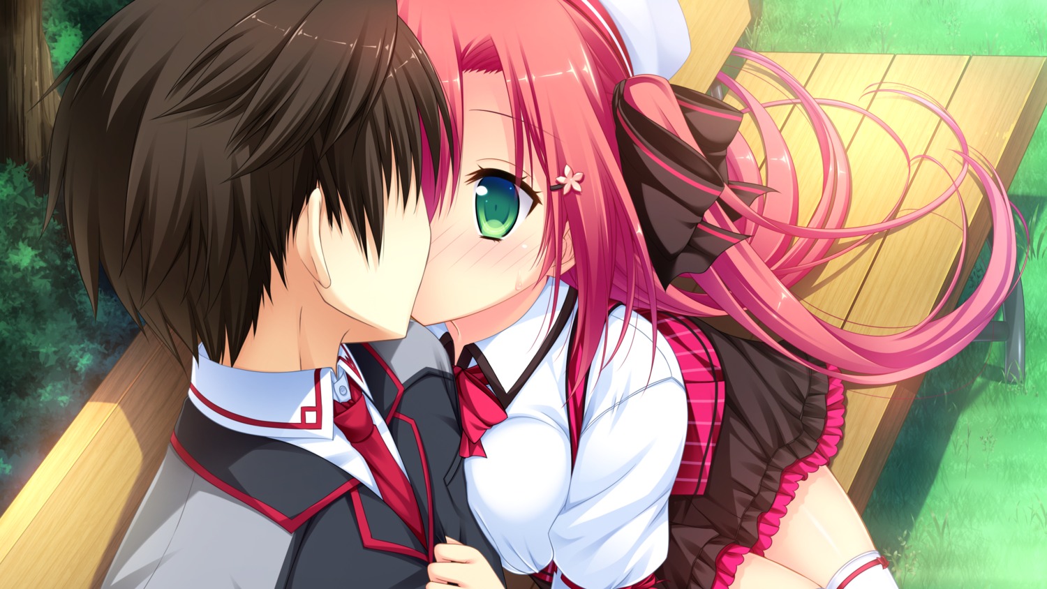game_cg, kakiya_koyuki, mirai_kanojo, pulltop_latte, seifuku, tagme, thighhighs, tsutsui_takaya